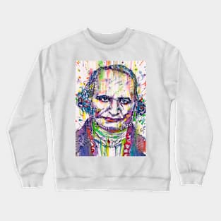 CARL GUSTAV JACOB JACOBI watercolor and ink portrait Crewneck Sweatshirt